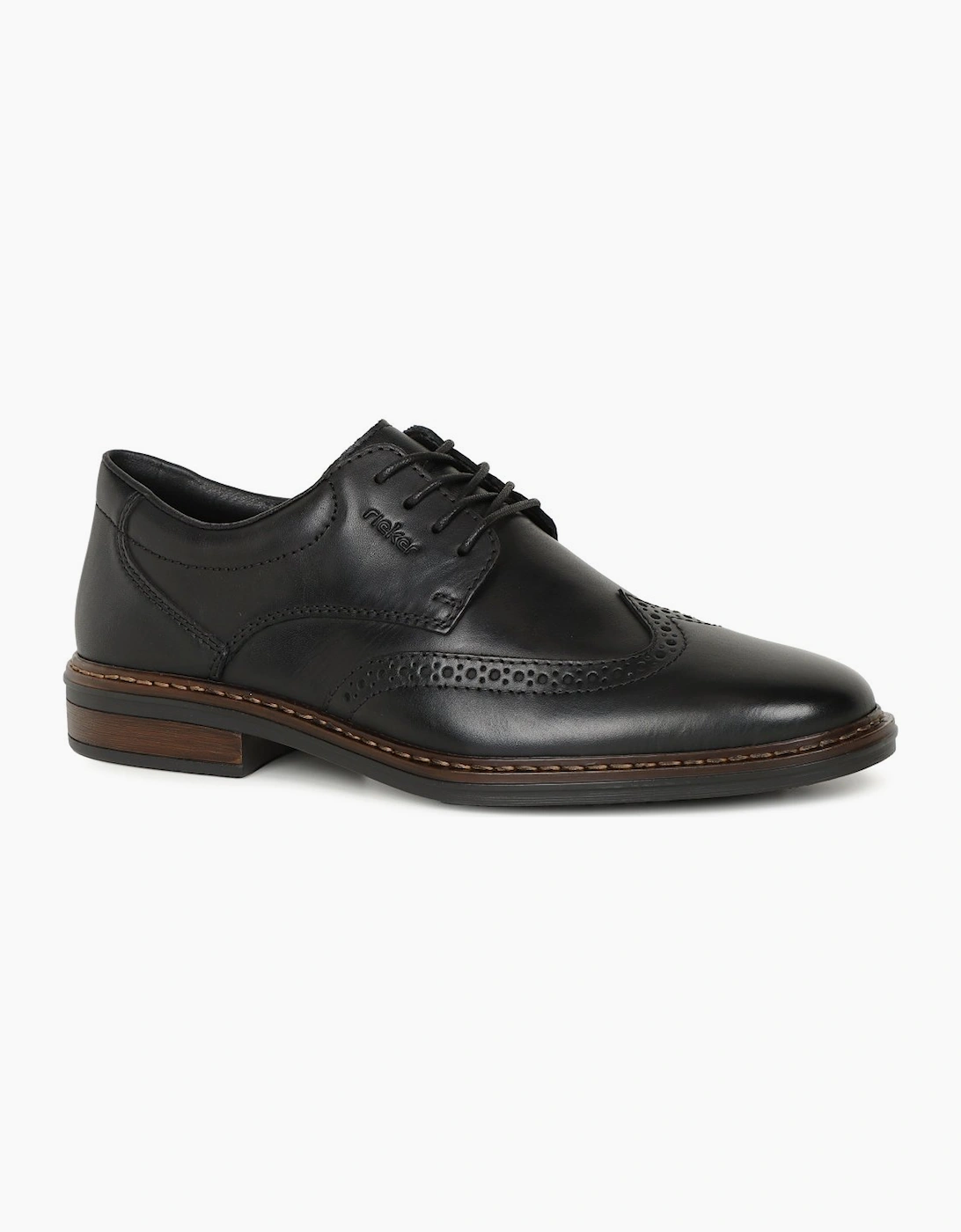 Rieker Men's Clevely Mens Formal Brogues - Black - Size: 10.5