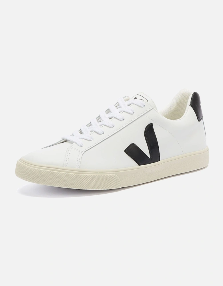 Esplar Leather Womens White / Black Trainers