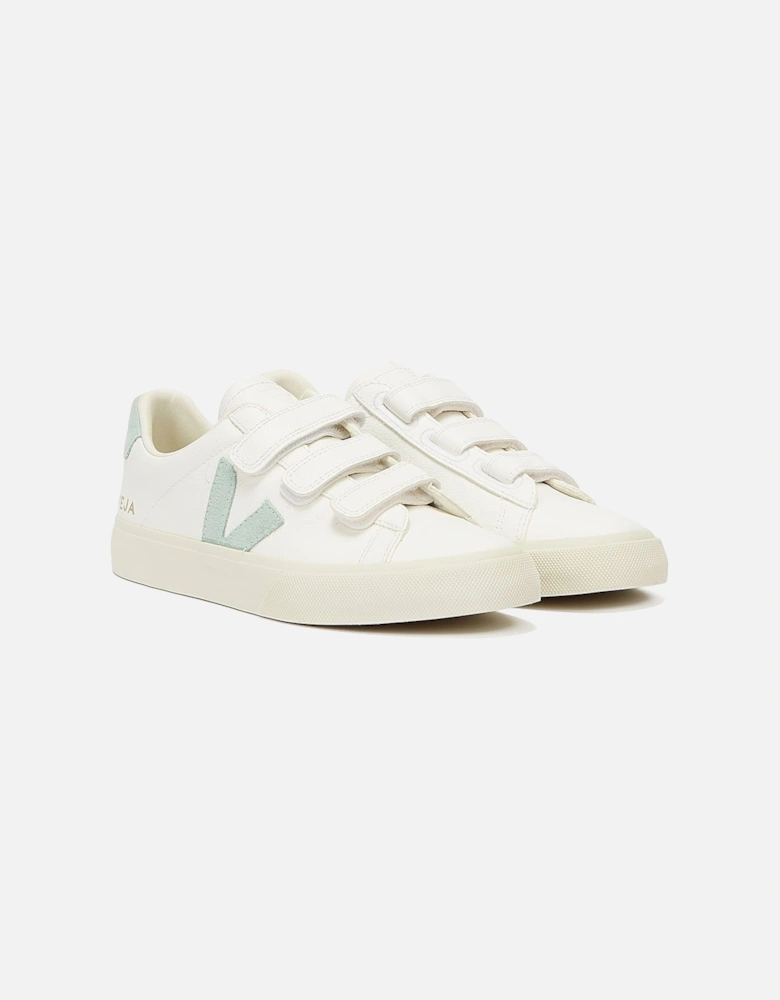 Recife Womens Extra White / Matcha Trainers