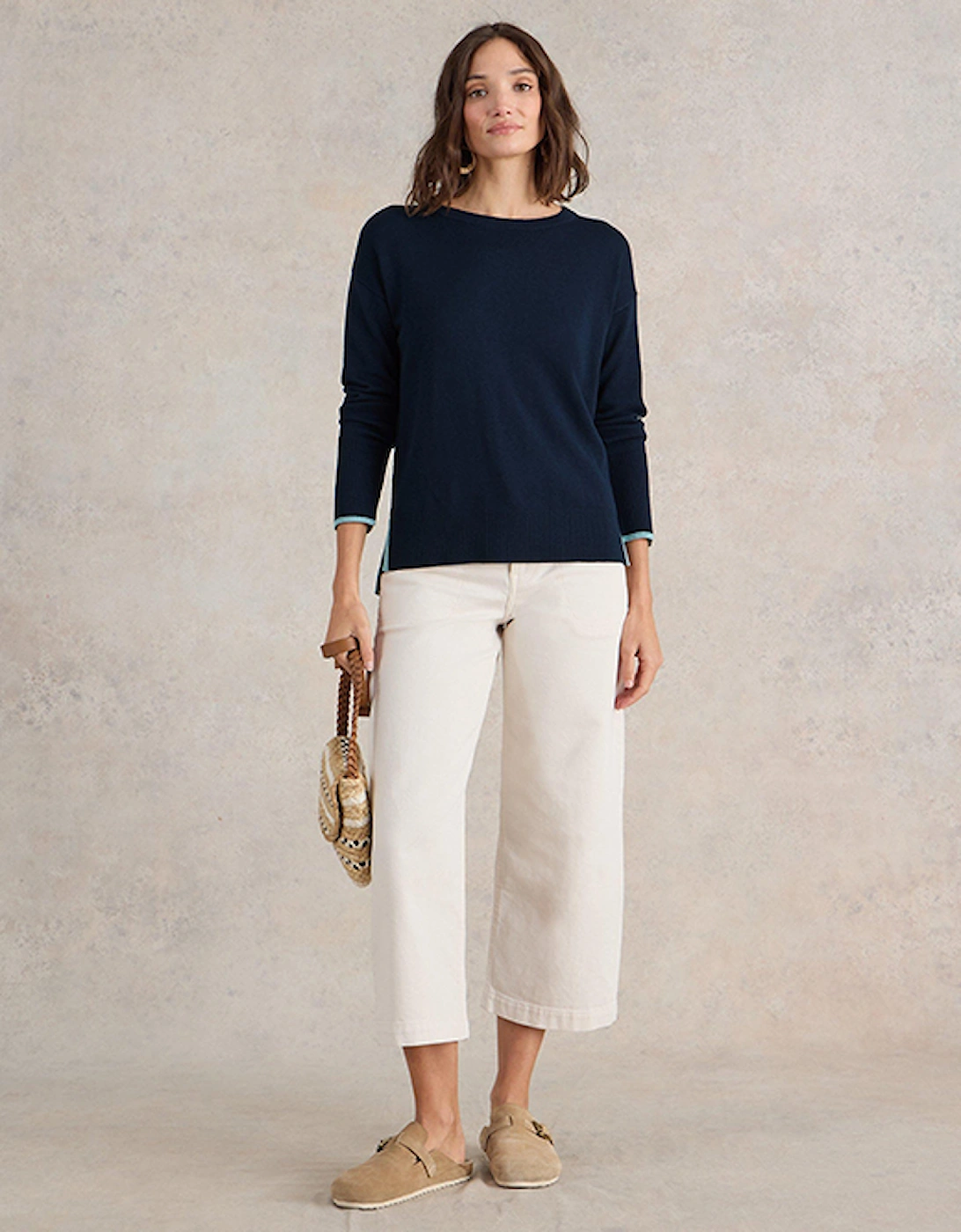 Women's Olive Jumper French Navy, 5 of 4