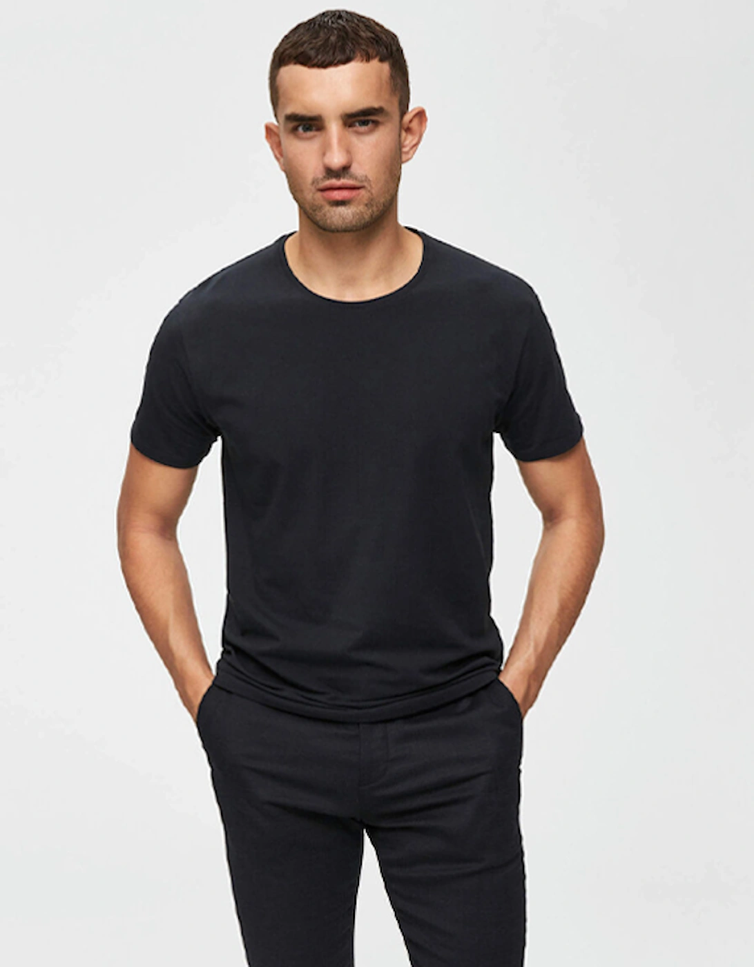 Homme Newpima Short Sleeve O-Neck Tee Black, 8 of 7