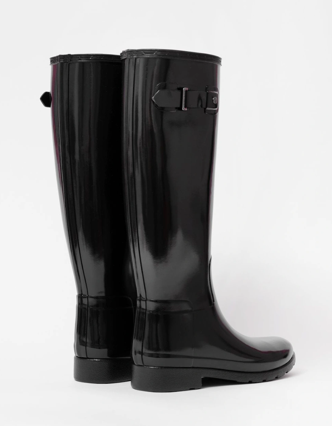 Refined Tall Gloss Slim Fit Womens Boots