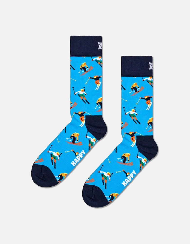 Skiing Socks, Blue
