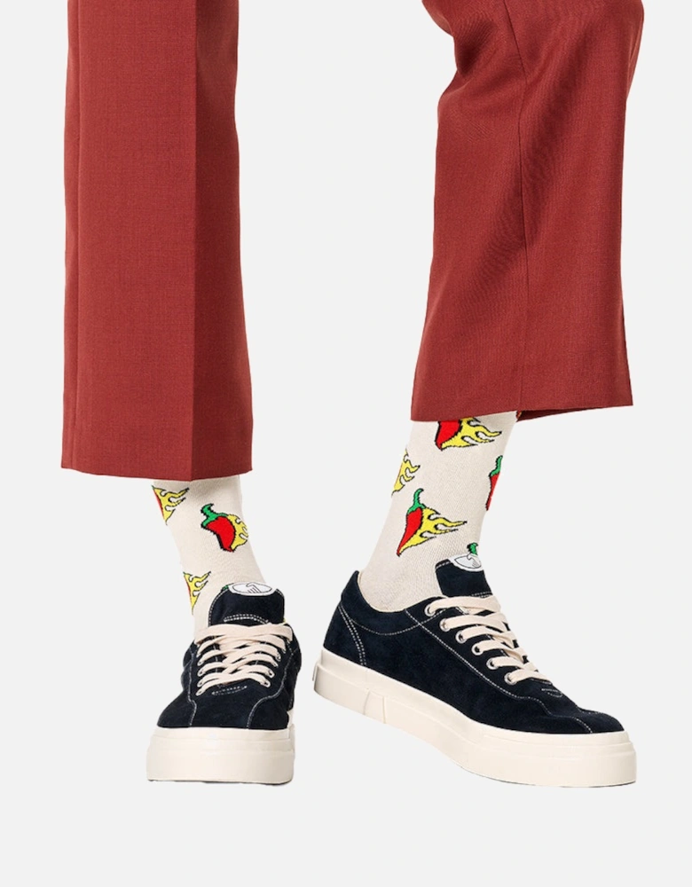 Hot Chili Socks, White