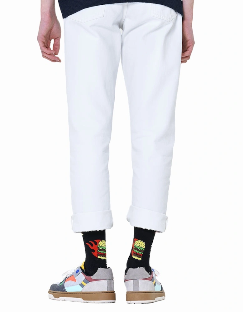 Flaming Burger Socks, Black