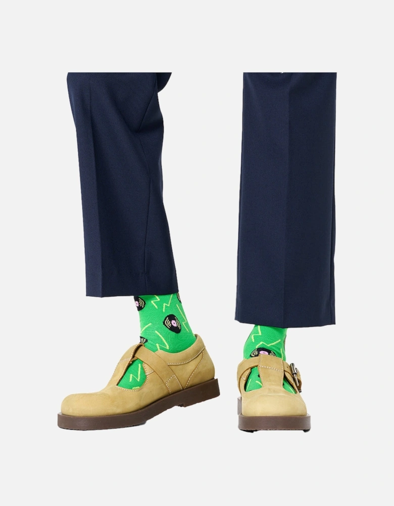 Vinyl Socks, Green