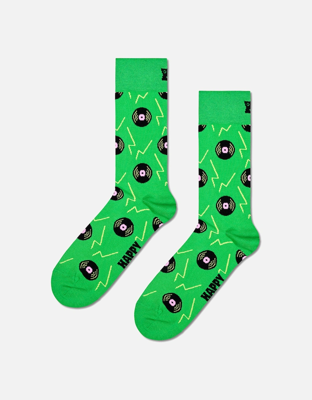Vinyl Socks, Green, 4 of 3