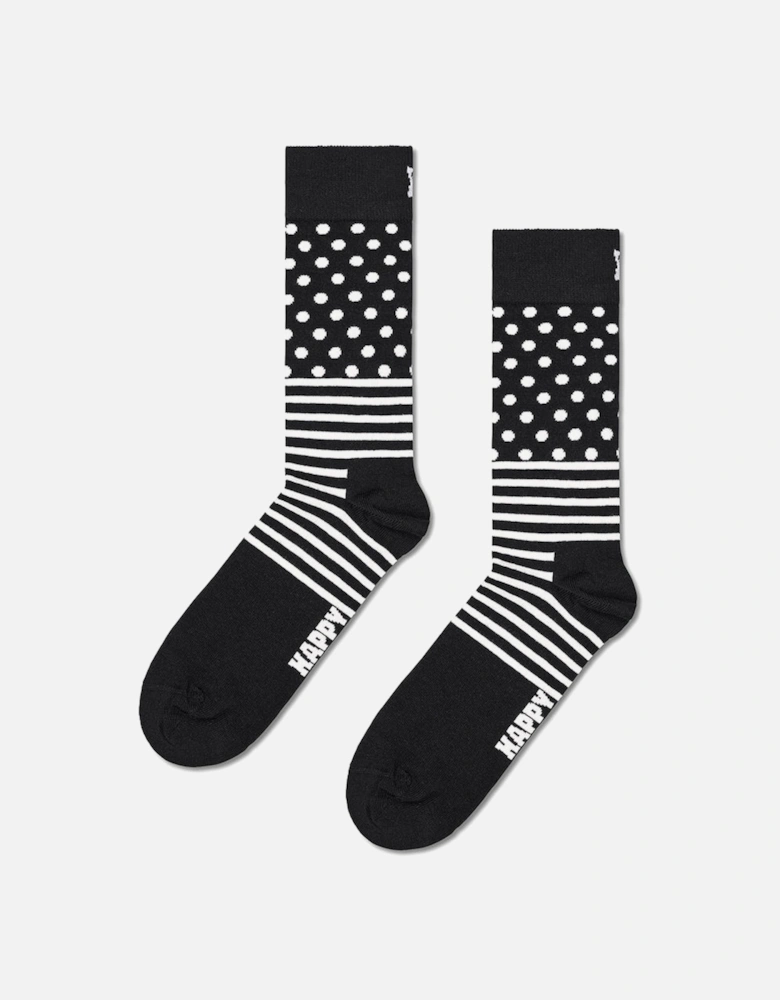 4-Pack Classic Socks Gift Set, Black/White