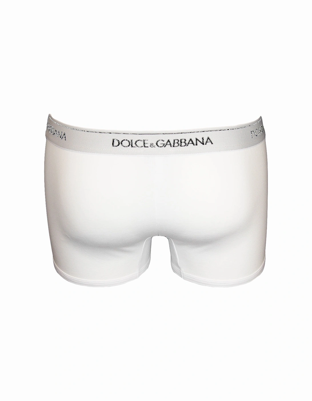 2-Pack Stretch Cotton Boxer Trunks, Optical White