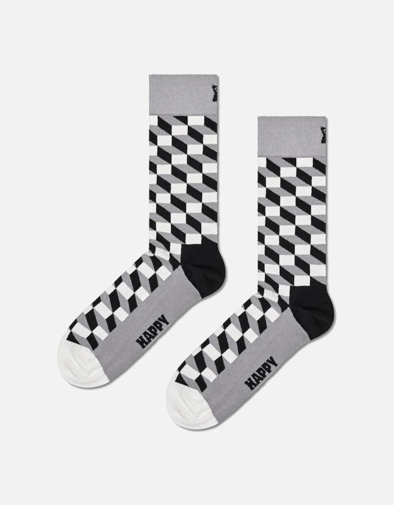 4-Pack Classic Socks Gift Set, Black/White