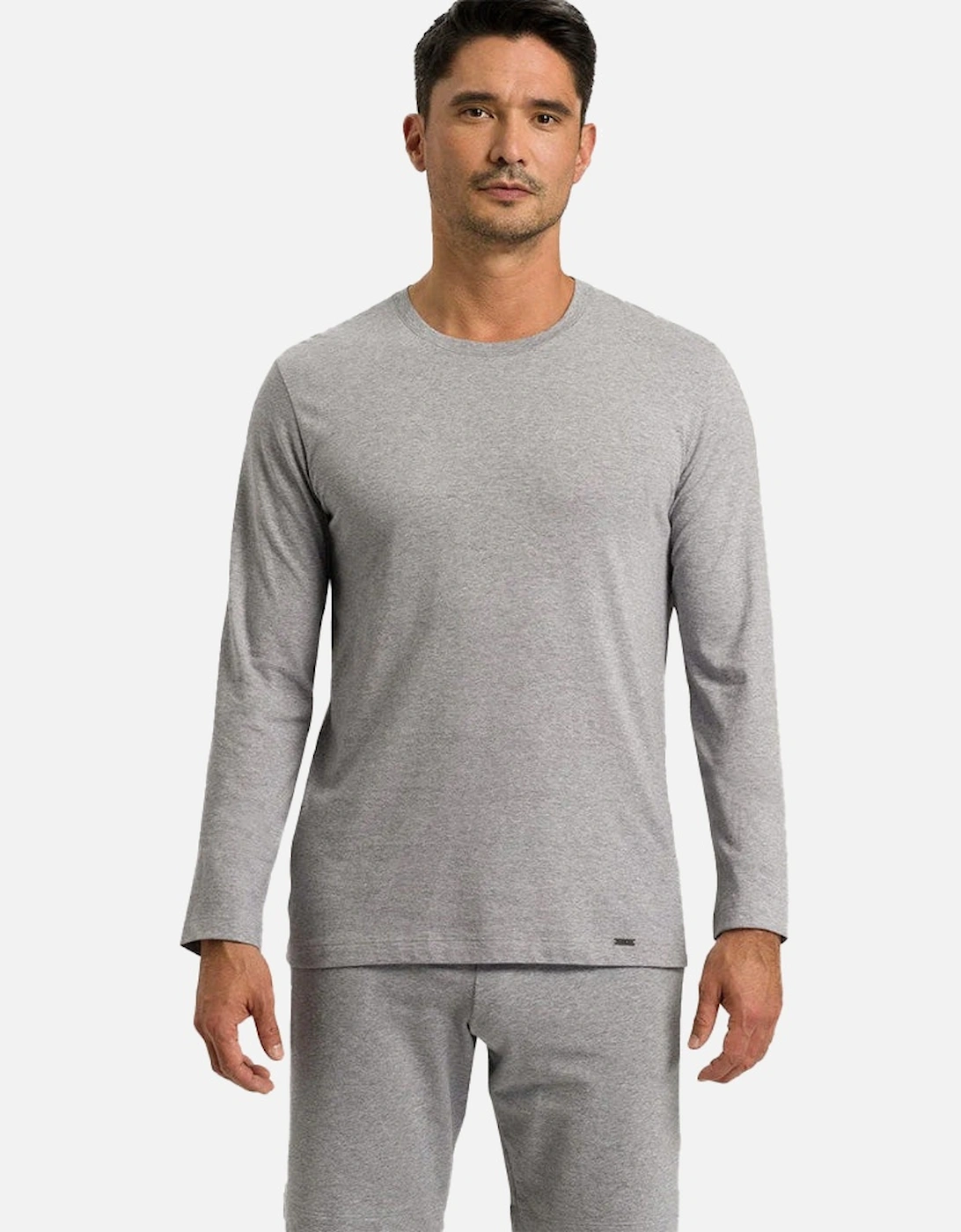 Living Long Sleeved Shirt, Grey Melange, 6 of 5