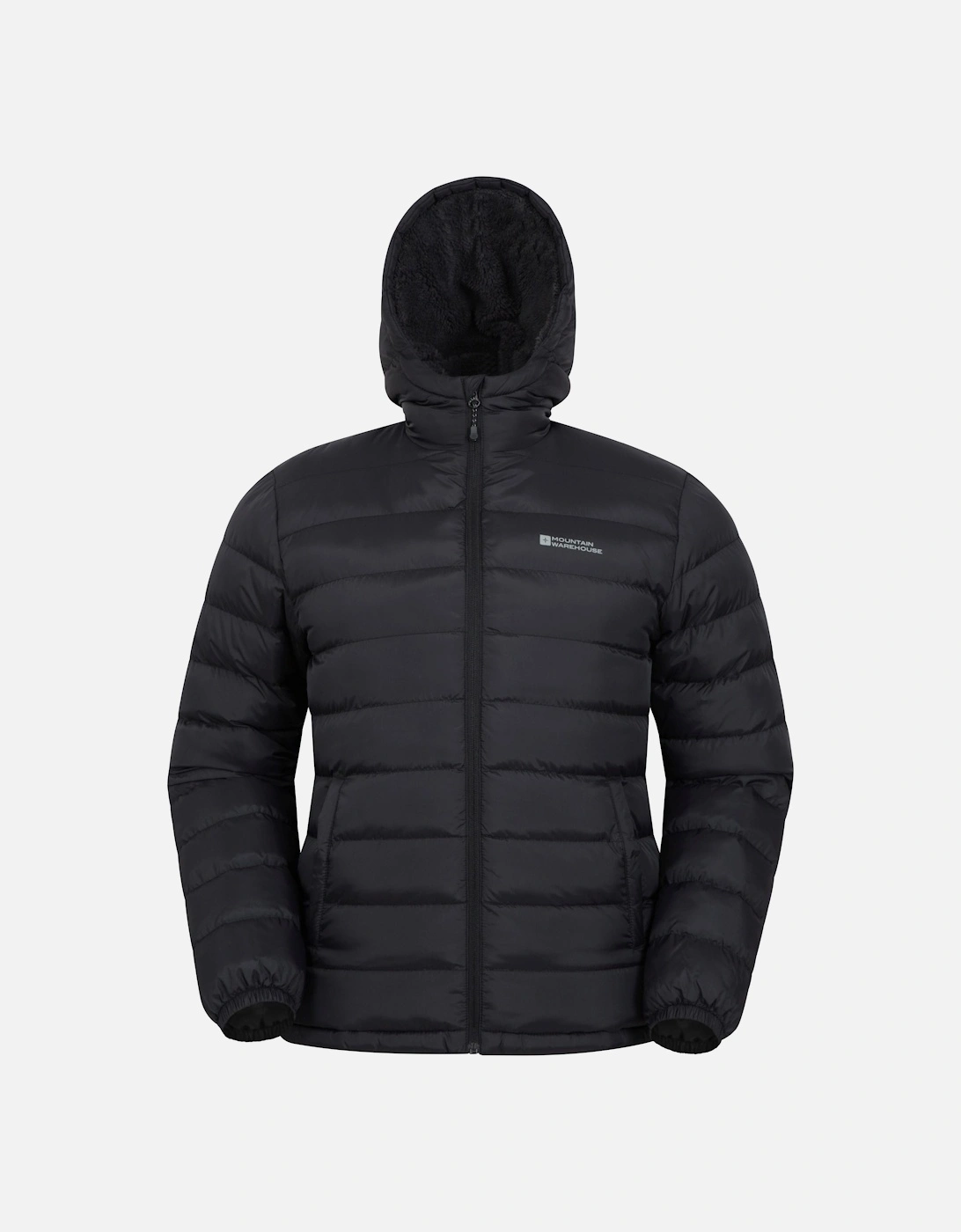 Mens Seasons Faux Fur Lined Padded Jacket, 5 of 4