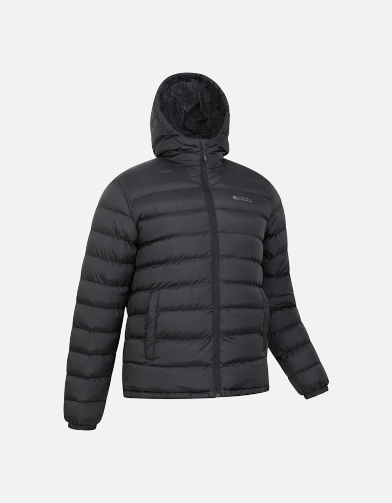 Mens Seasons Faux Fur Lined Padded Jacket