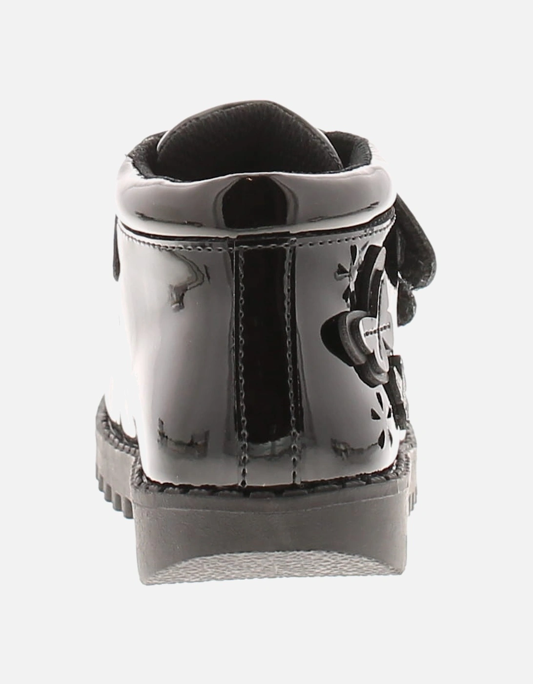 Girls Ankle Boots Infants Cassia Butterfly black UK Size