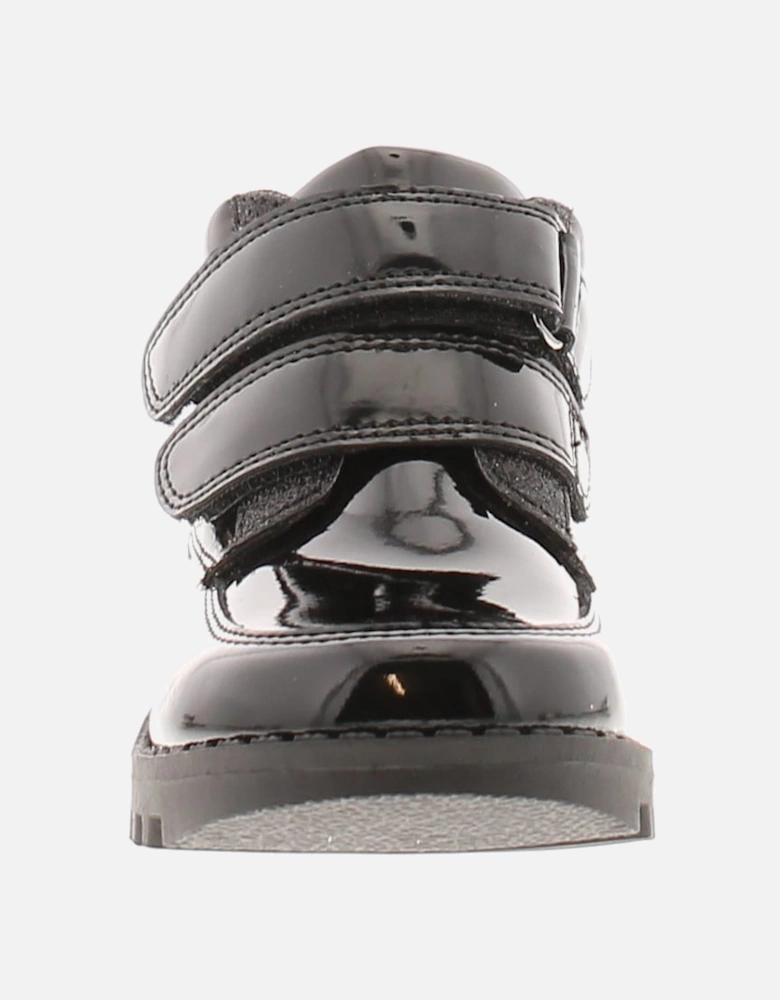 Girls Ankle Boots Infants Cassia Butterfly black UK Size