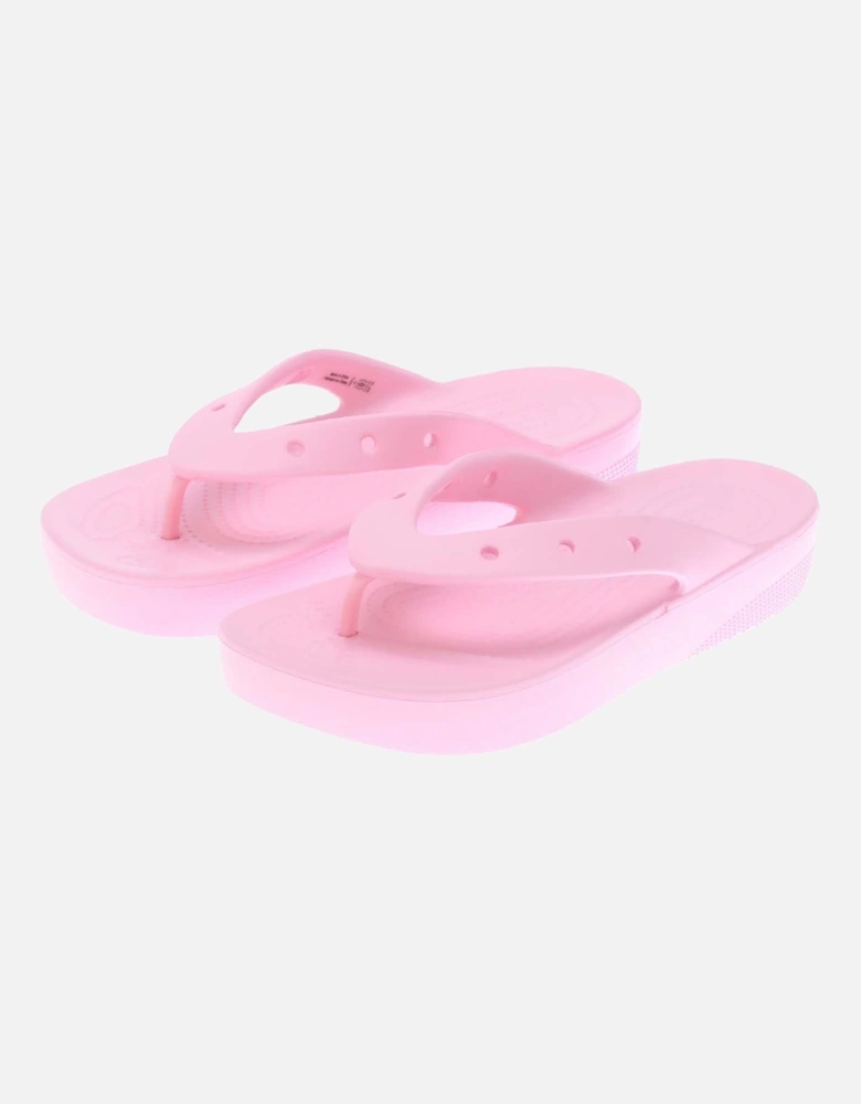 Womens Classic Platform Flip Flops