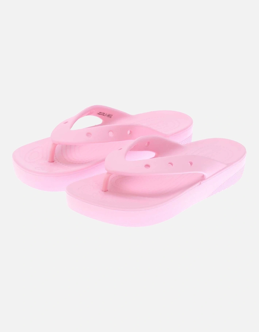 Womens Classic Platform Flip Flops, 6 of 5