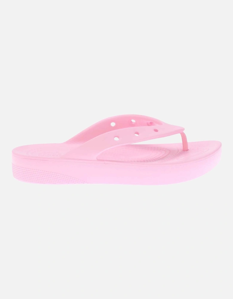 Womens Classic Platform Flip Flops