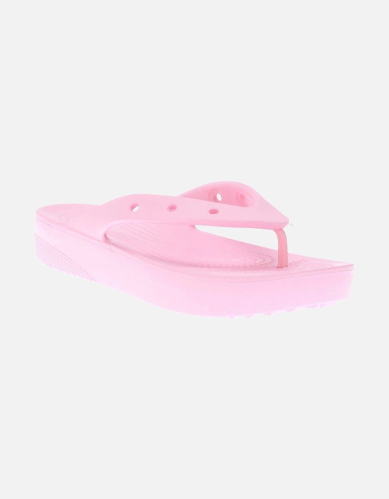 Womens Classic Platform Flip Flops