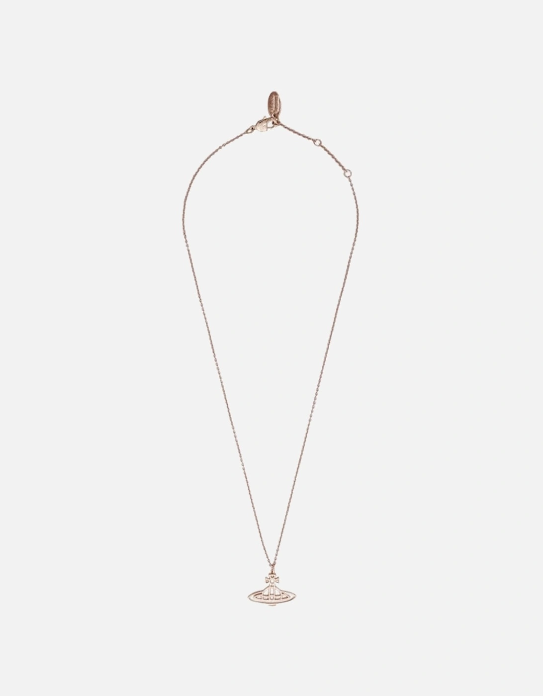 Vivienne Westwood Men's Thin Lines Flat Orb Pendant - Pink/Gold - Silver - Size: NS
