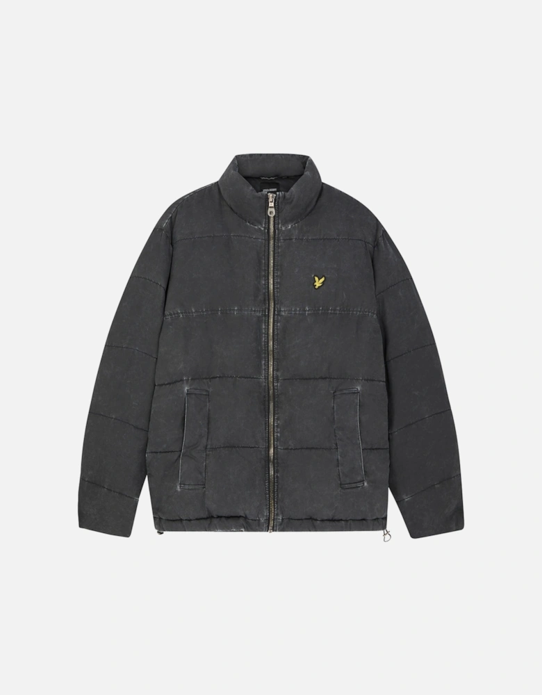 Lyle & Scott Mens Funnelled Puffer Padded Warm Jacket