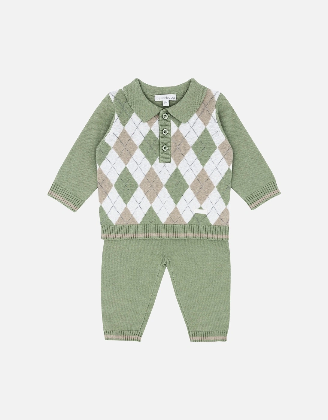 Green Knit Pant Set, 3 of 2