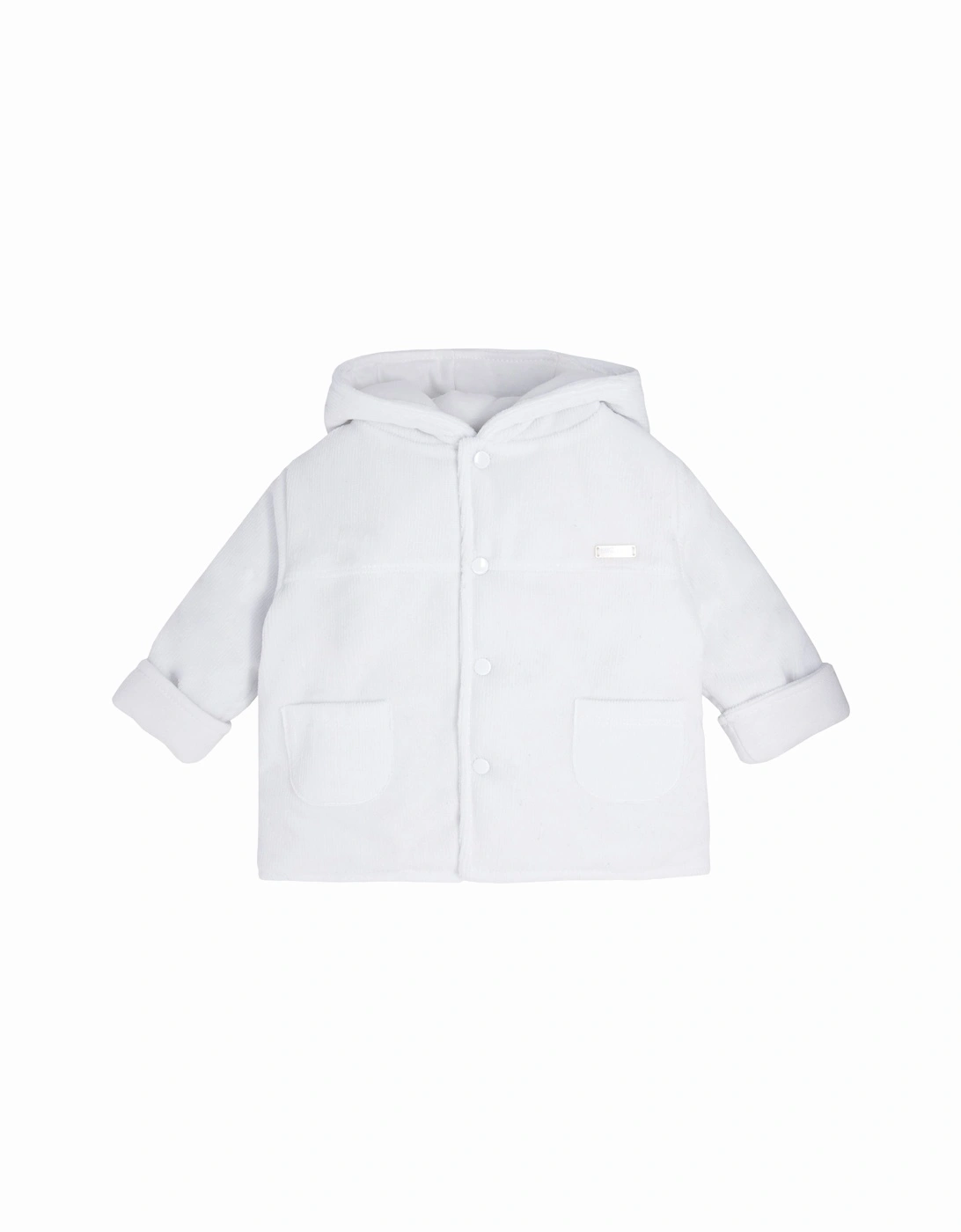 White Cord Velour Jacket, 2 of 1