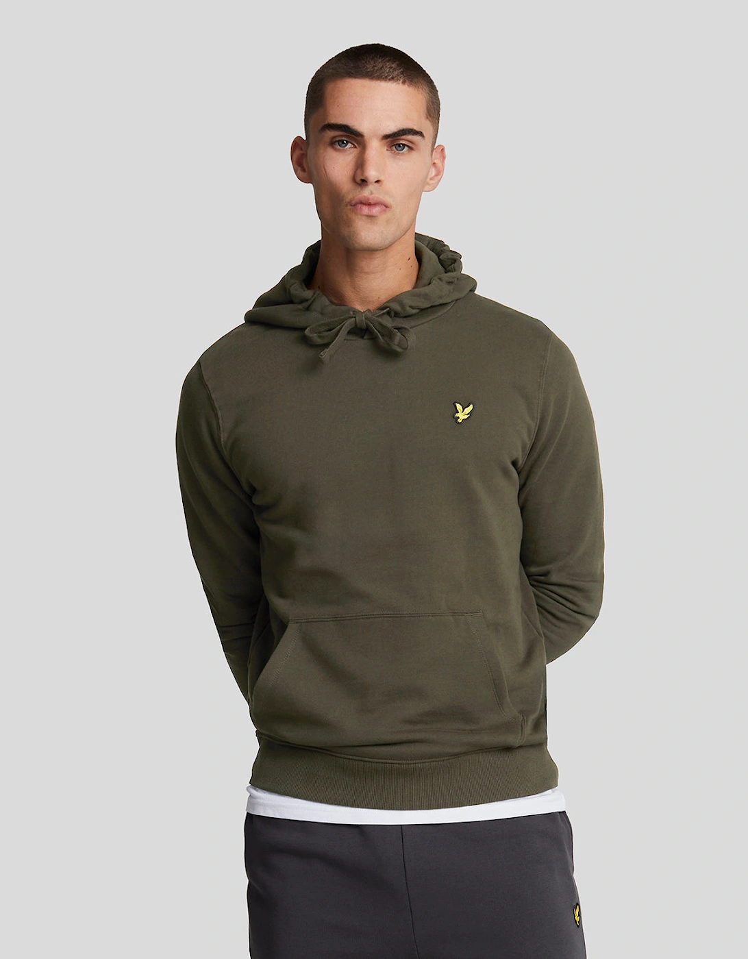 Lyle And Scott Men's Tan Pullover Hoodie - : Regular/36 S