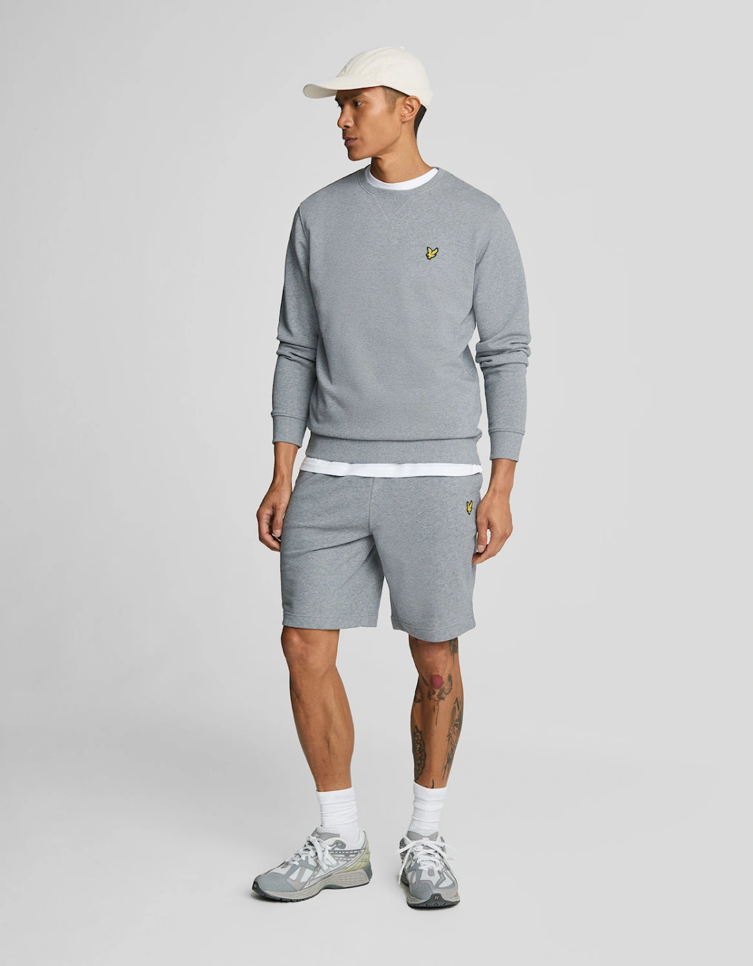 Lyle And Scott Men's Grey Sweat Shorts - : 39/38/32 Xxl