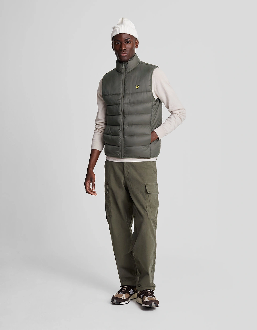 Lyle And Scott Men's Black Wadded Gilet - : Regular/36 S