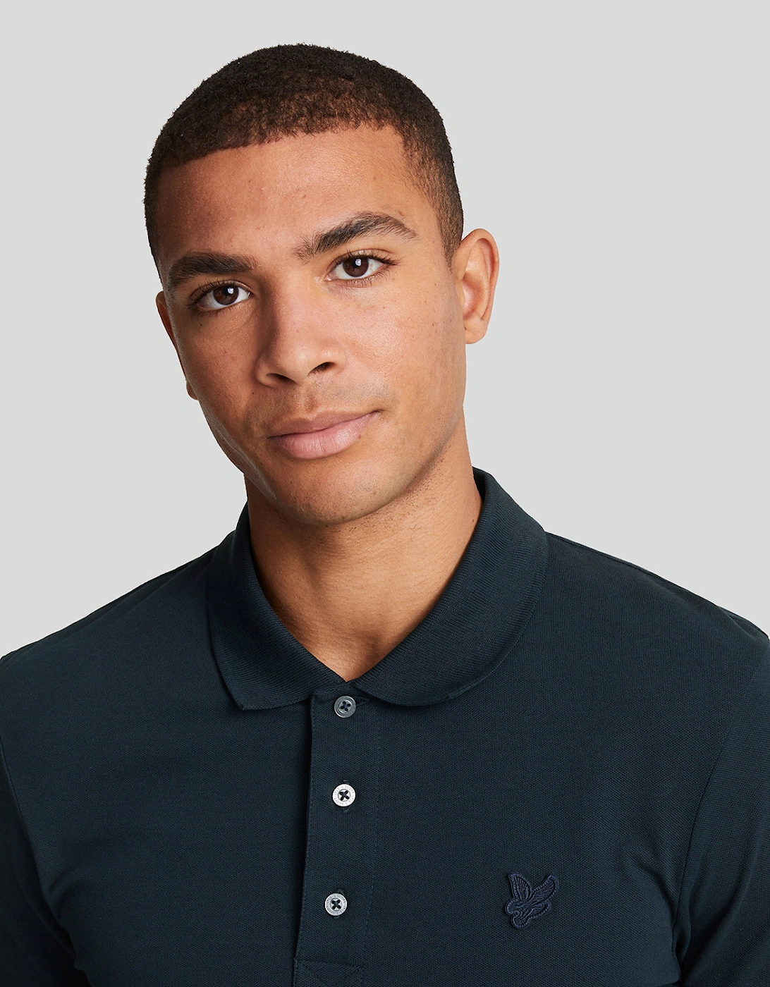 Tonal Eagle Polo Shirt