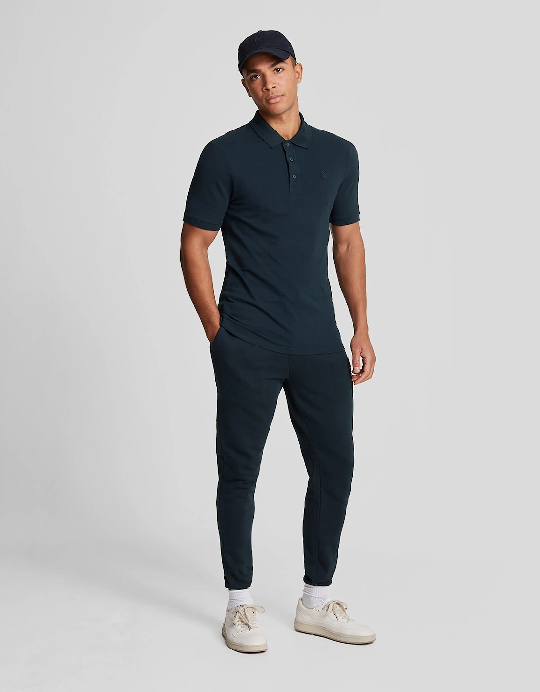 Tonal Eagle Polo Shirt