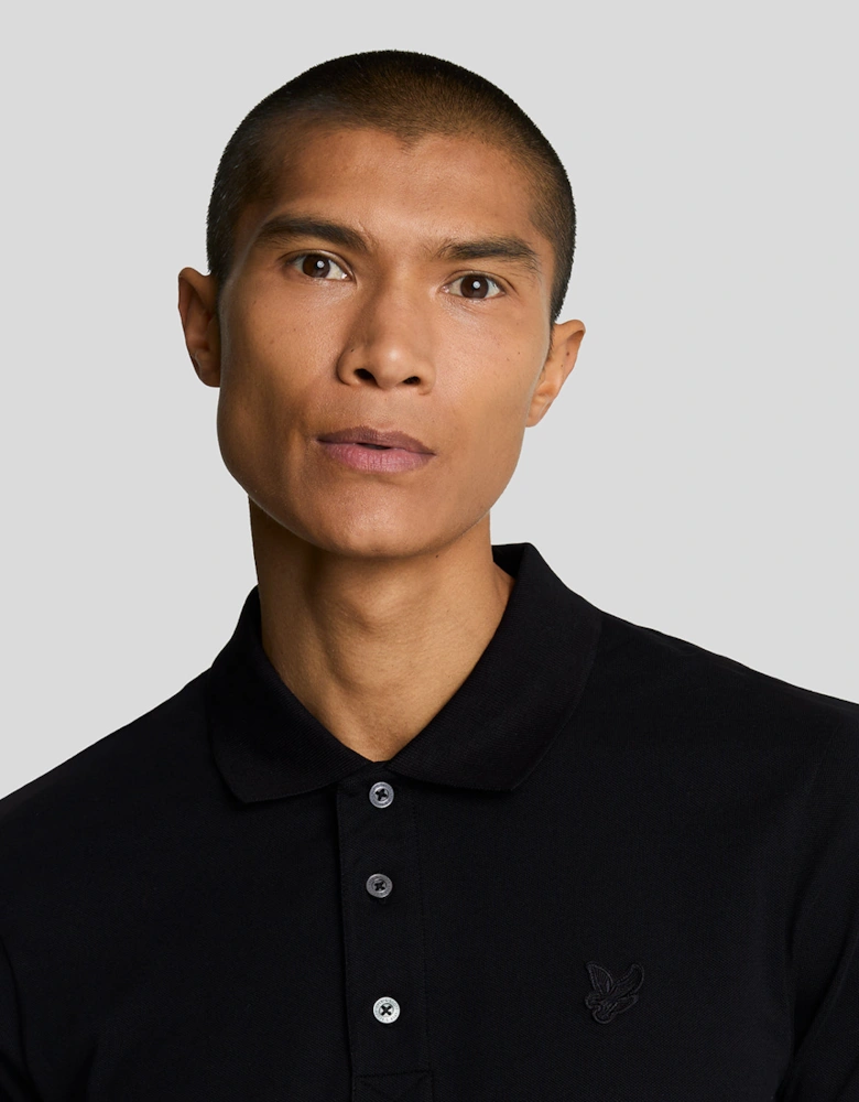 Tonal Eagle Polo Shirt