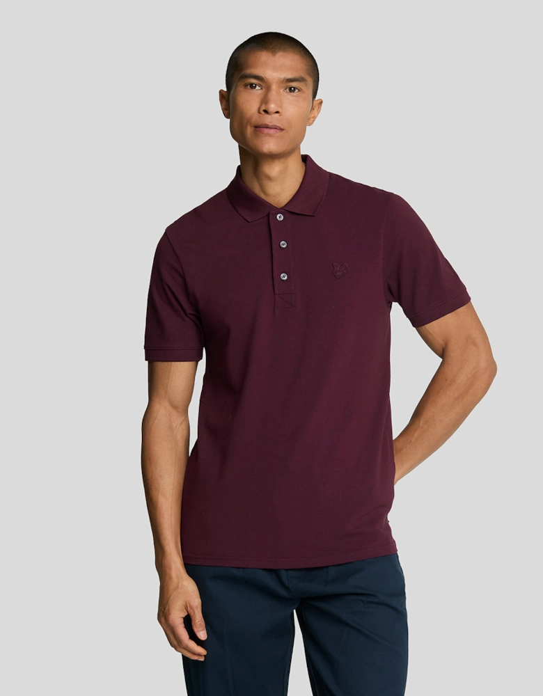 Tonal Eagle Polo Shirt