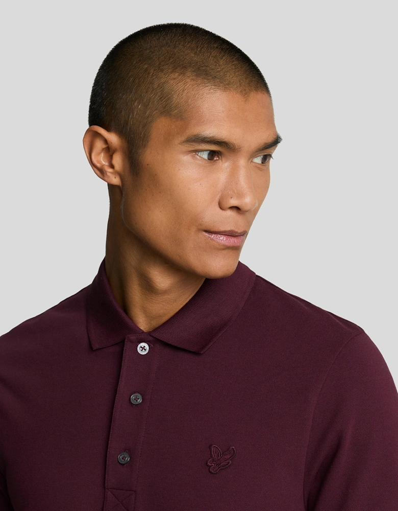 Tonal Eagle Polo Shirt