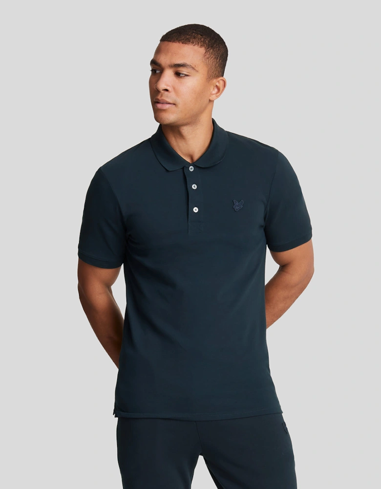 Tonal Eagle Polo Shirt