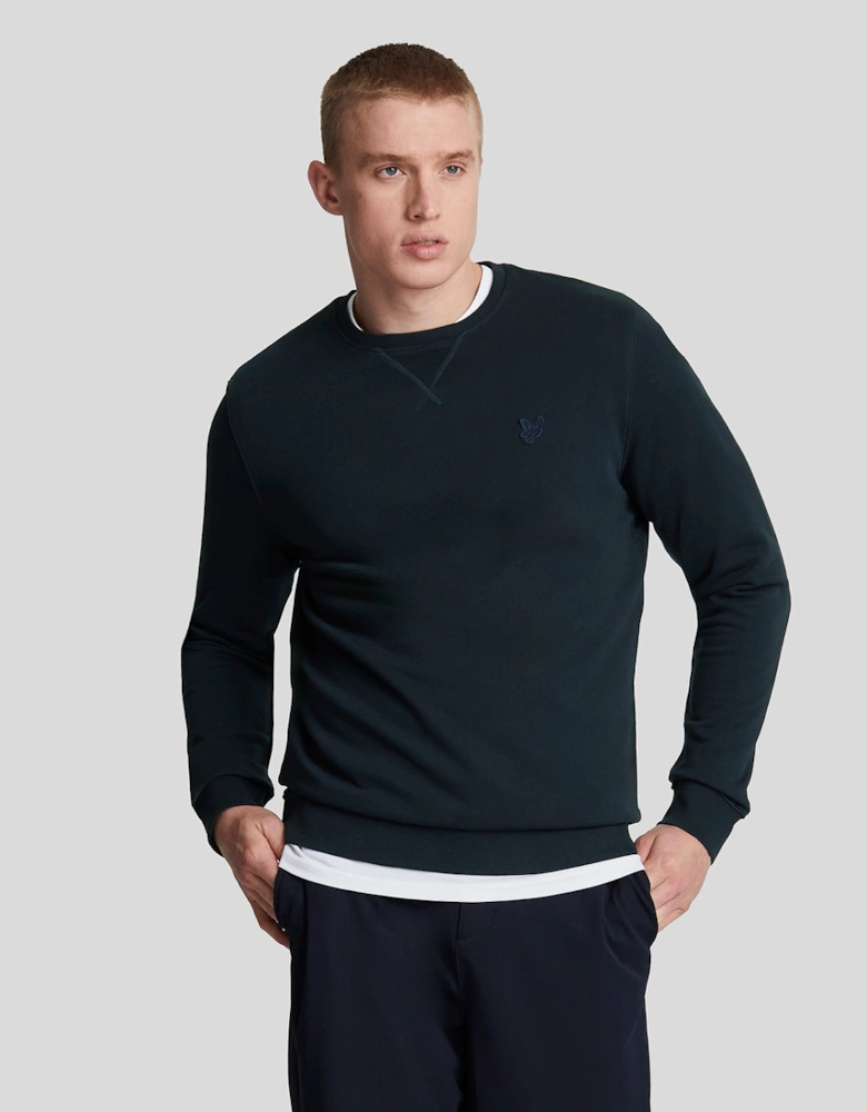 Tonal Eagle Crew Neck Sweatshirt