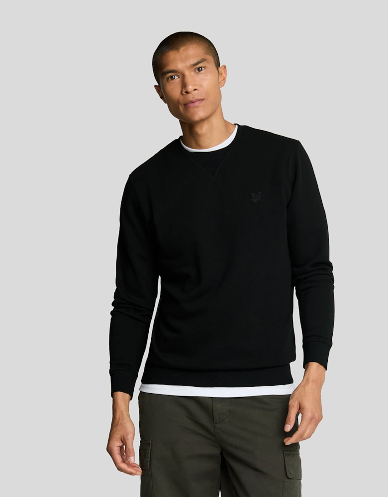 Tonal Eagle Crew Neck Sweatshirt