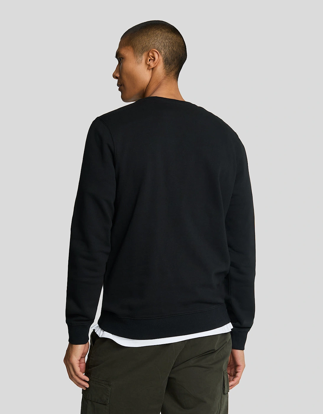 Tonal Eagle Crew Neck Sweatshirt