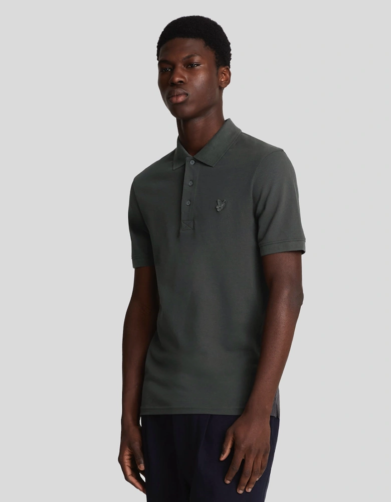 Tonal Eagle Polo Shirt