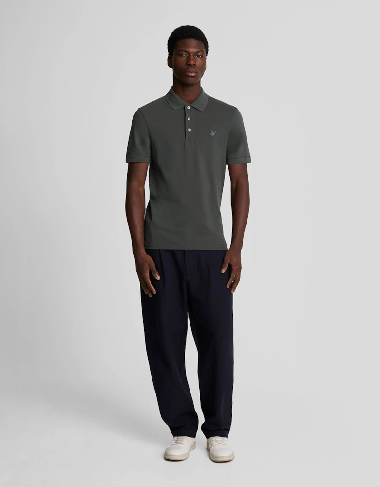 Tonal Eagle Polo Shirt