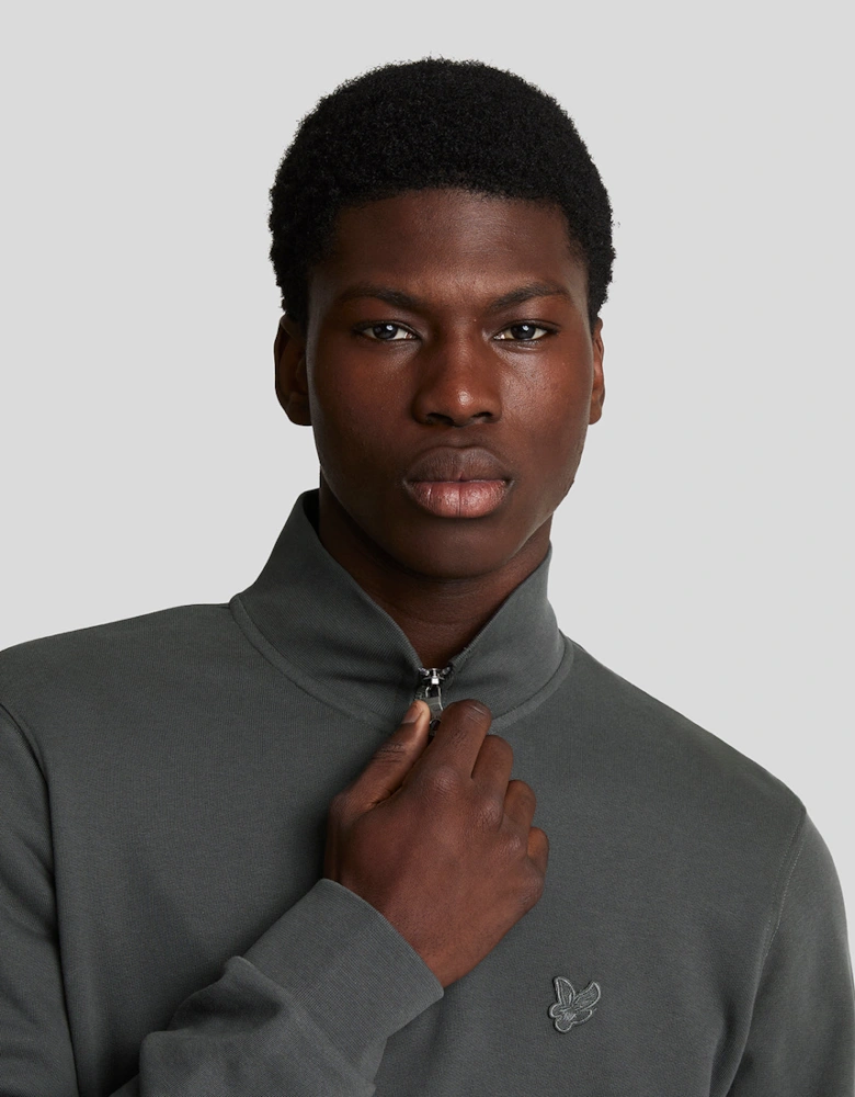 Tonal Eagle 1/4 Zip Sweatshirt