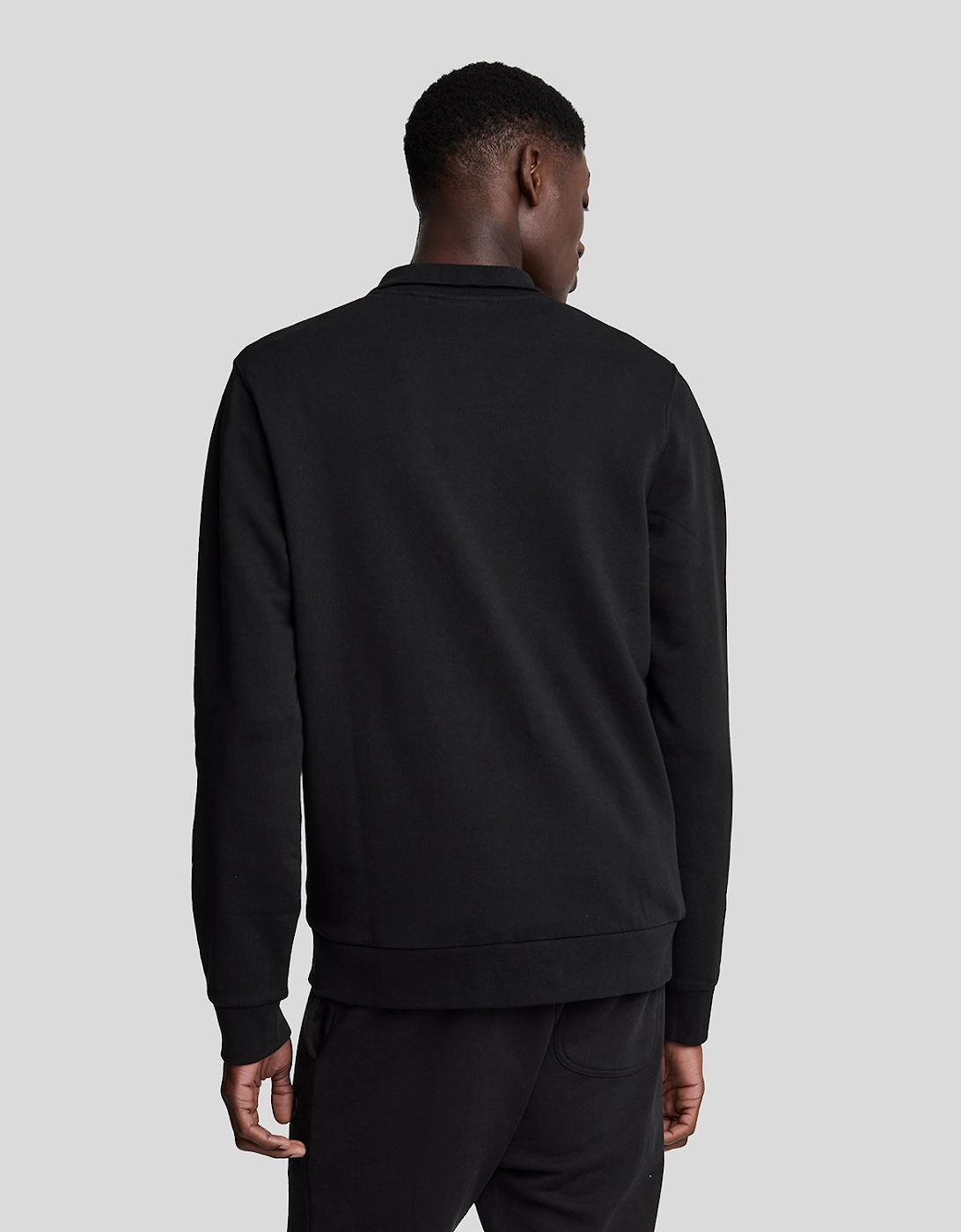 Tonal Eagle 1/4 Zip Sweatshirt