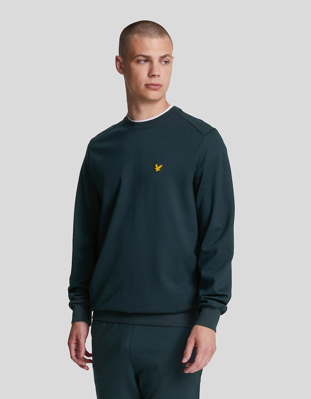 Sports Crew Neck Fly Fleece Sweatshirt, 6 of 5