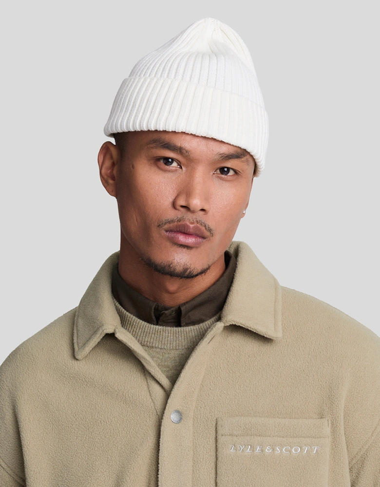 Embroidered Fleece Overshirt