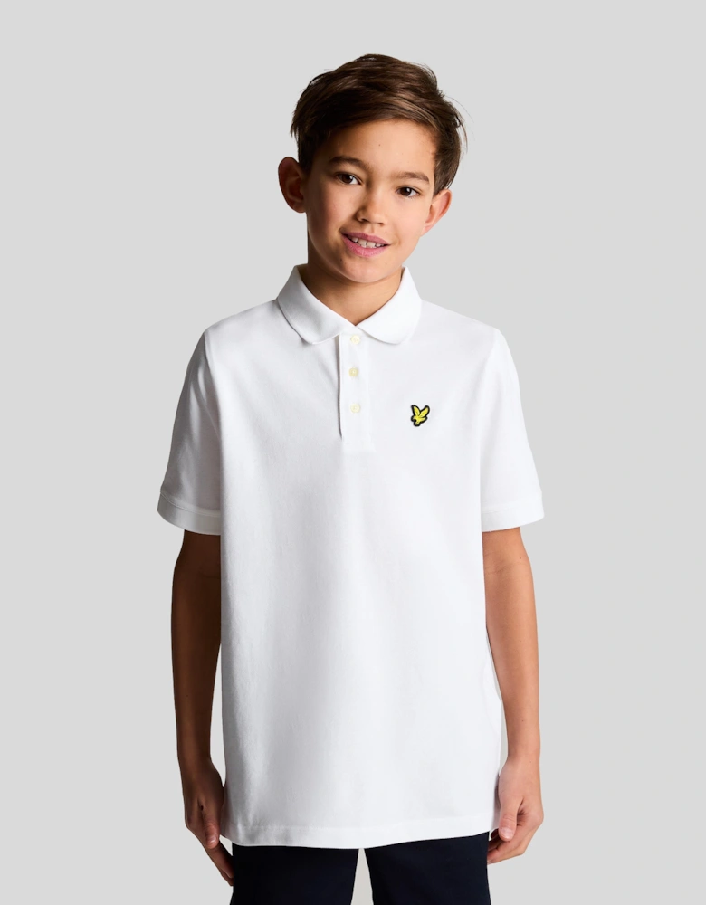 Kids Plain Polo Shirt