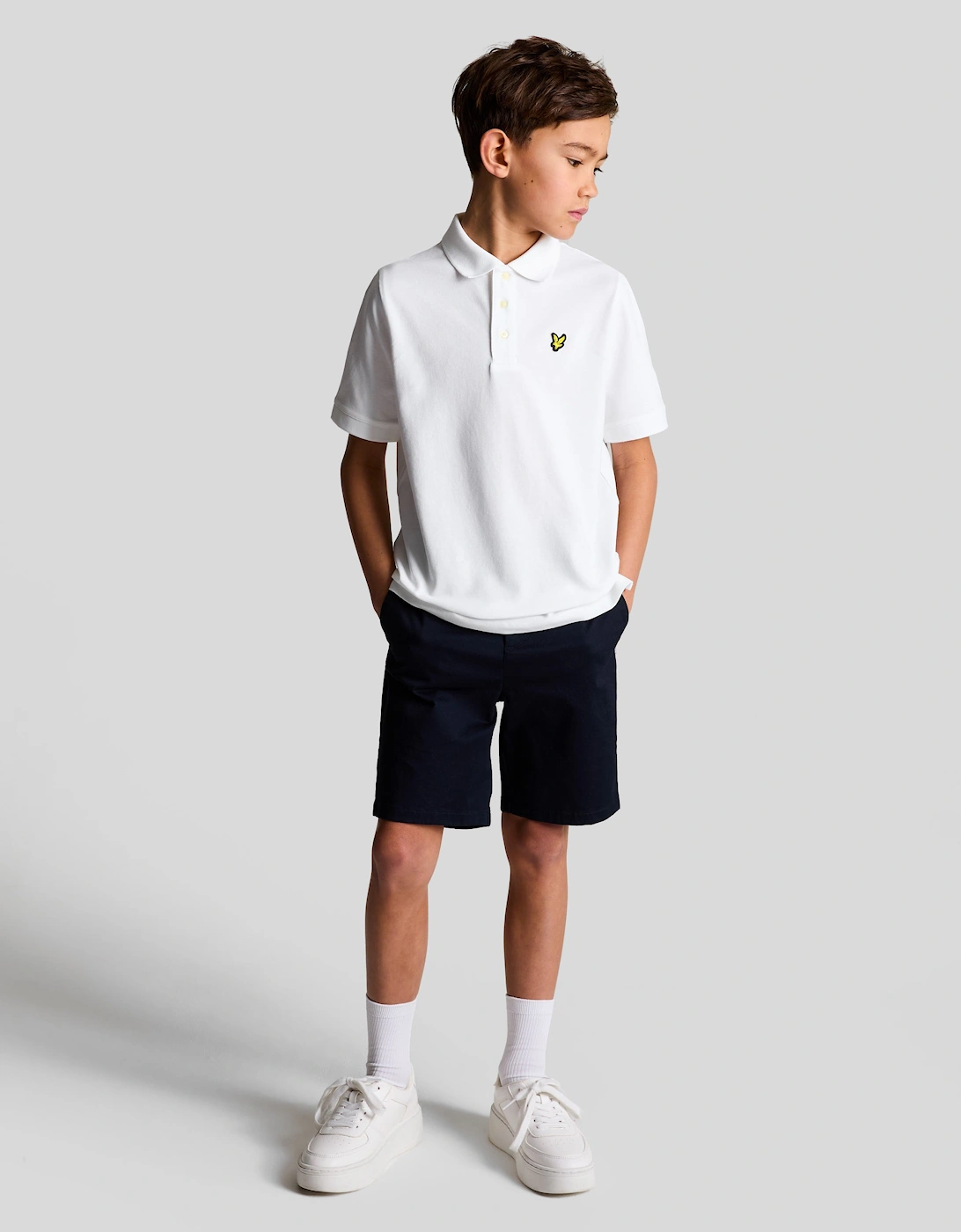 Kids Plain Polo Shirt