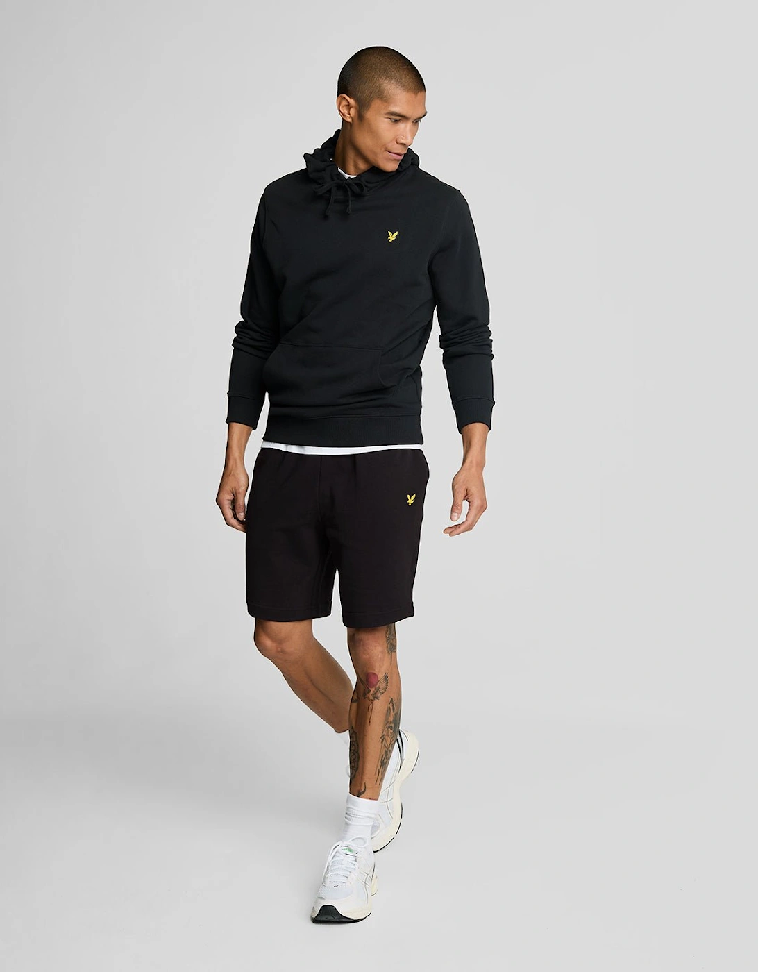 Lyle And Scott Men's Black Sweat Shorts - : 39/38/32 Xxl