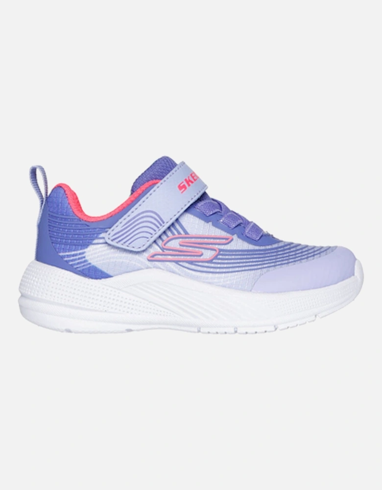 Girls' Microspec Advance Gore & Strap Ombre Mesh Sneaker with 3D Print Details Lavender