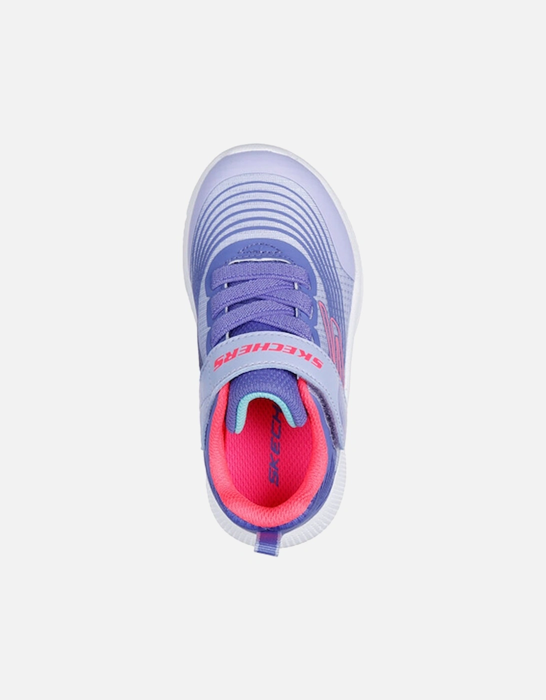 Girls' Microspec Advance Gore & Strap Ombre Mesh Sneaker with 3D Print Details Lavender